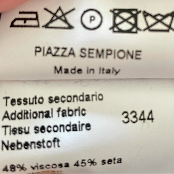 Piazza Sempione Long Linen Jacket made in Italy - Picture 12 of 12